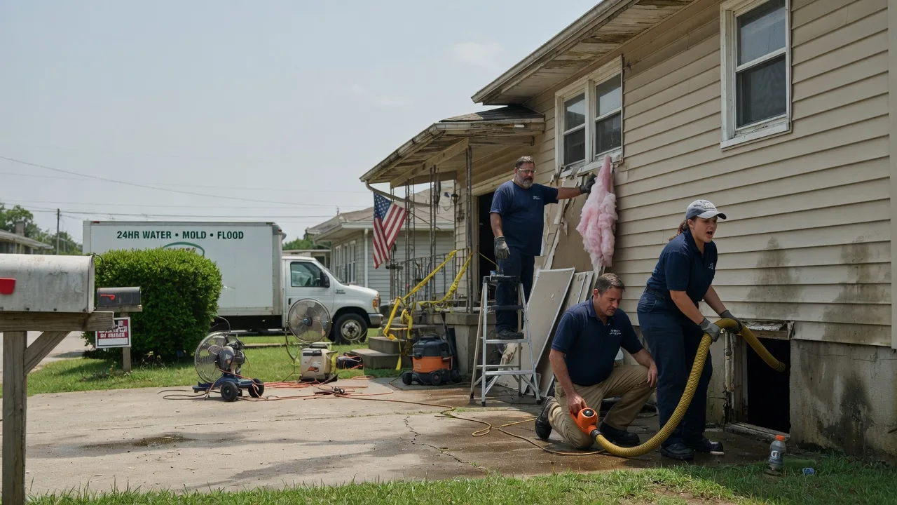 Water Damage Repair in New Ulm, TX near me